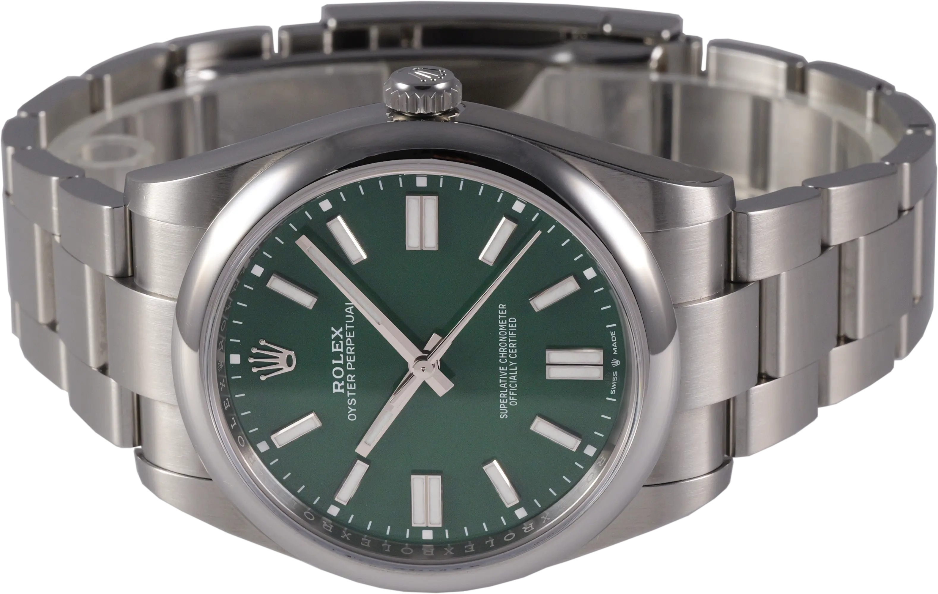 Rolex Oyster Perpetual 41 Green 124300
